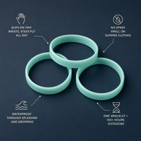 Adjustable Silicone Mosquito Repellent Bracelet