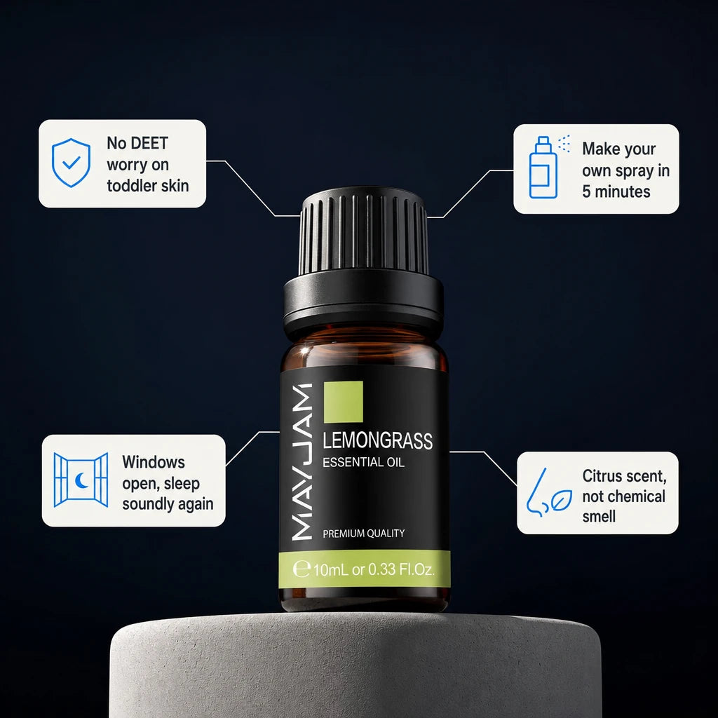 Pure Natural Essential Oil Set (10ml) – Lemongrass