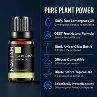 Pure Natural Essential Oil Set (10ml) – Lemongrass