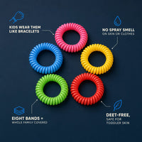 Waterproof Mosquito Repellent Bracelets 3pcs