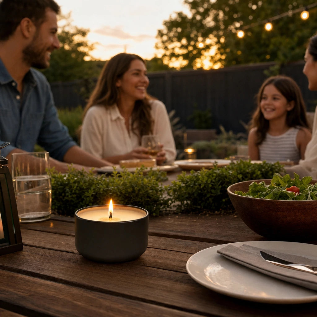 Block 1 — 18-Hour Citronella Soy Candle in Black Tin