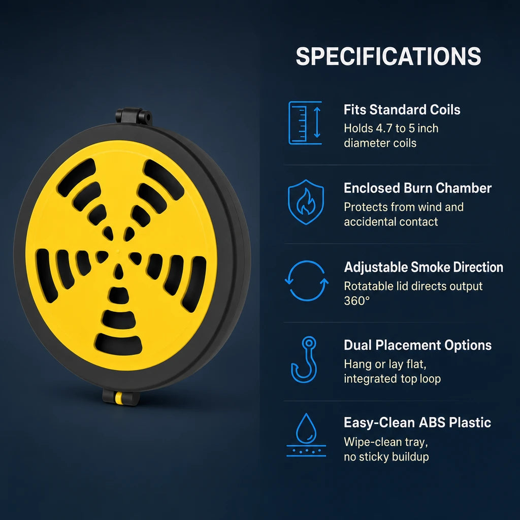 Portable Mosquito Coil Box