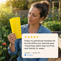 Dual-Sided Yellow Sticky Fly Traps 20pcs