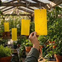Dual-Sided Yellow Sticky Fly Traps 20pcs