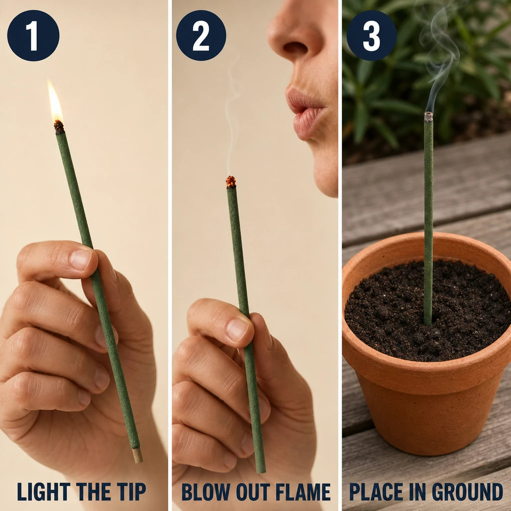 Natural Citronella Incense Sticks 20pcs