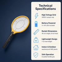 Electric Fly Swatter Racket
