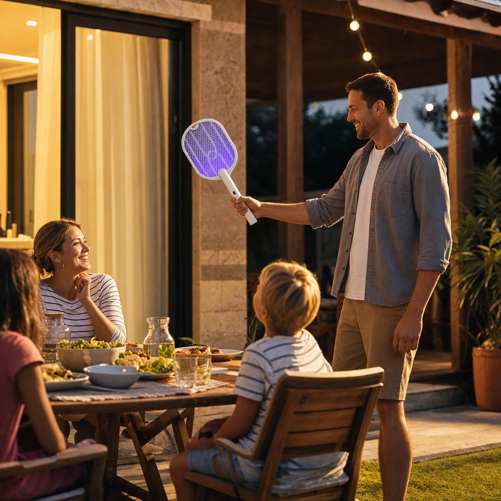 Block 1 — 3000V Electric Mosquito Swatter