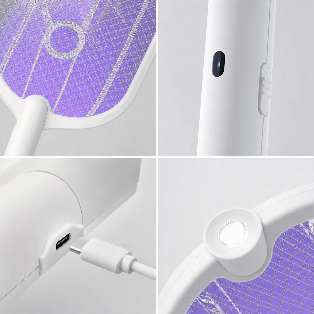Block 2 — 3000V Electric Mosquito Swatter