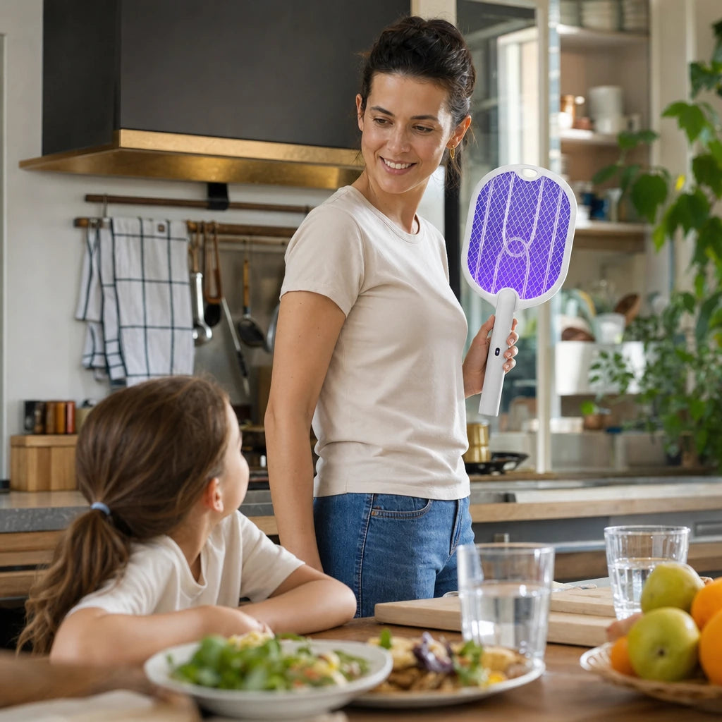 Block 3 — 3000V Electric Mosquito Swatter