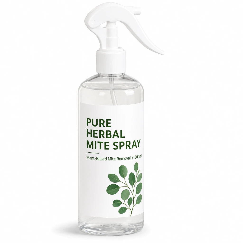 Natural Herbal Mite Removal Spray (300ml) – Plant-Based Bed