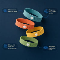 Natural Mosquito Repellent Bracelets 5pcs