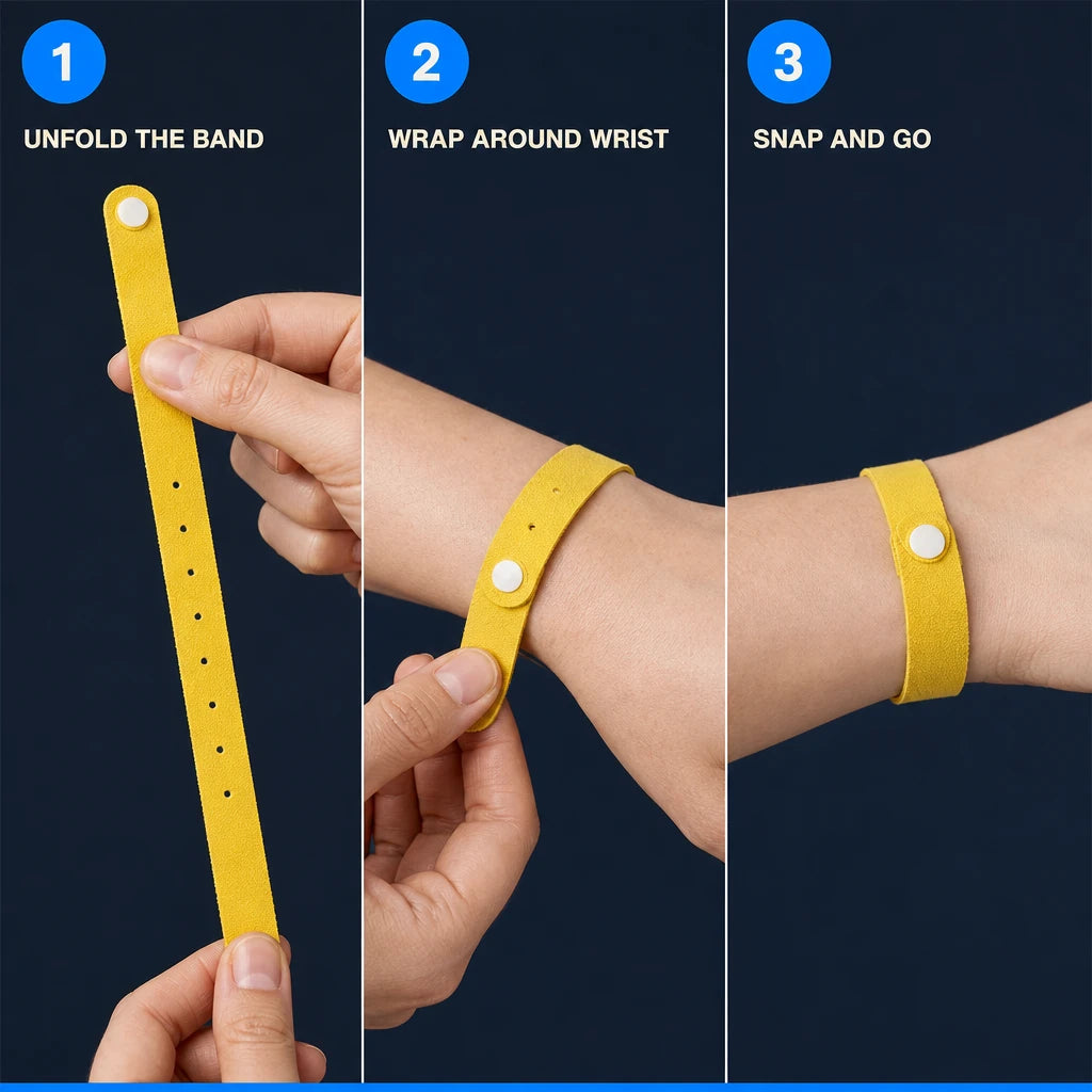 Natural Mosquito Repellent Bracelets 5pcs