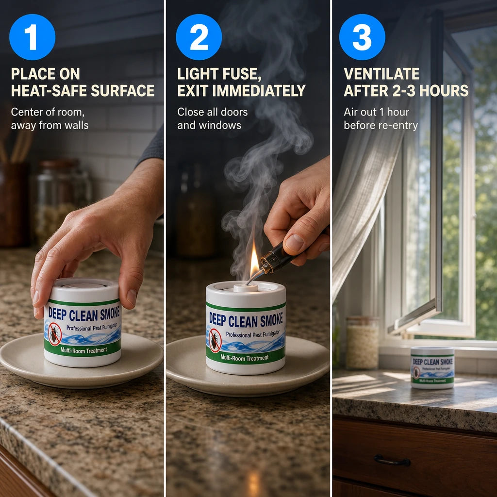 Indoor Pest Smoke Bombs – Cockroach
