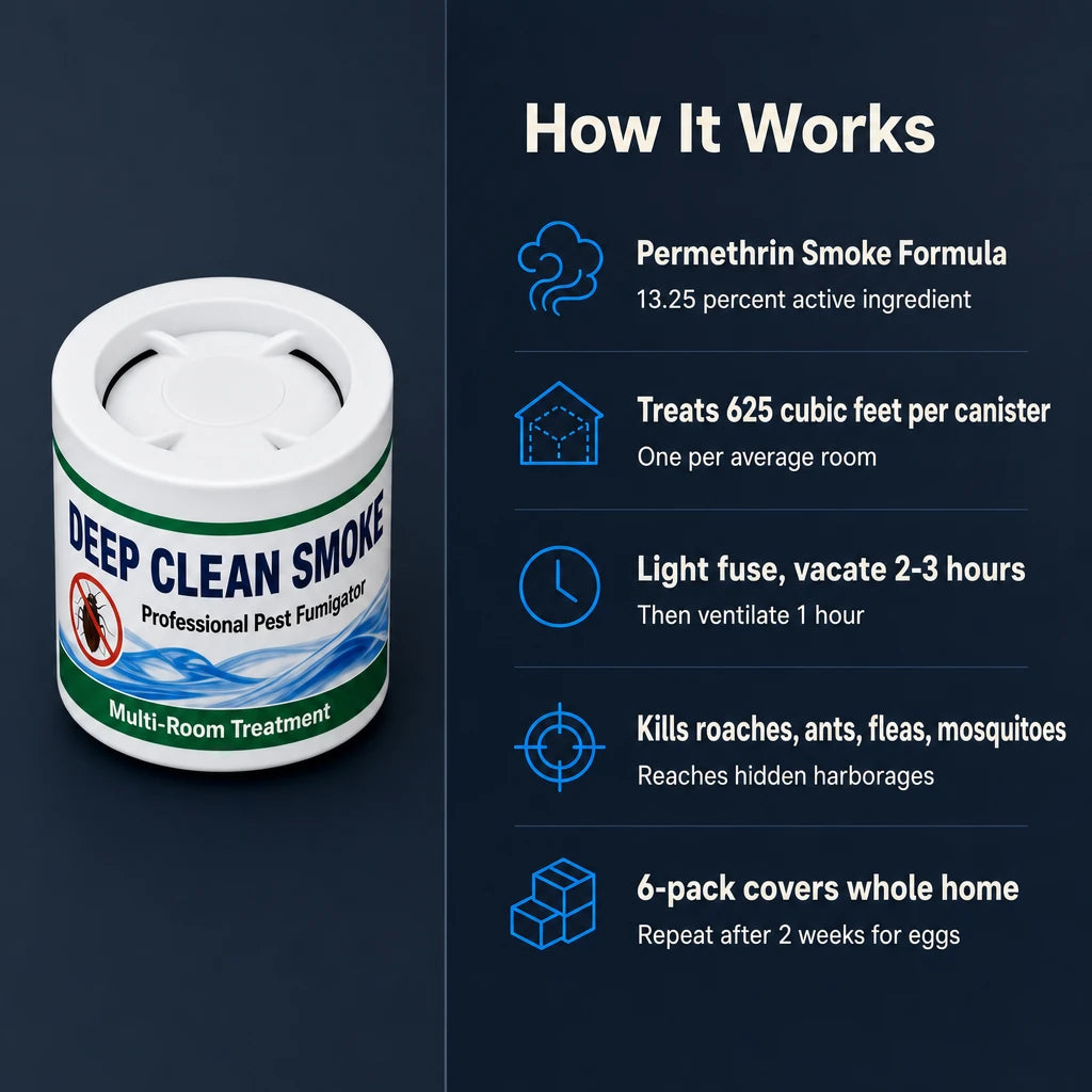 Indoor Pest Smoke Bombs – Cockroach
