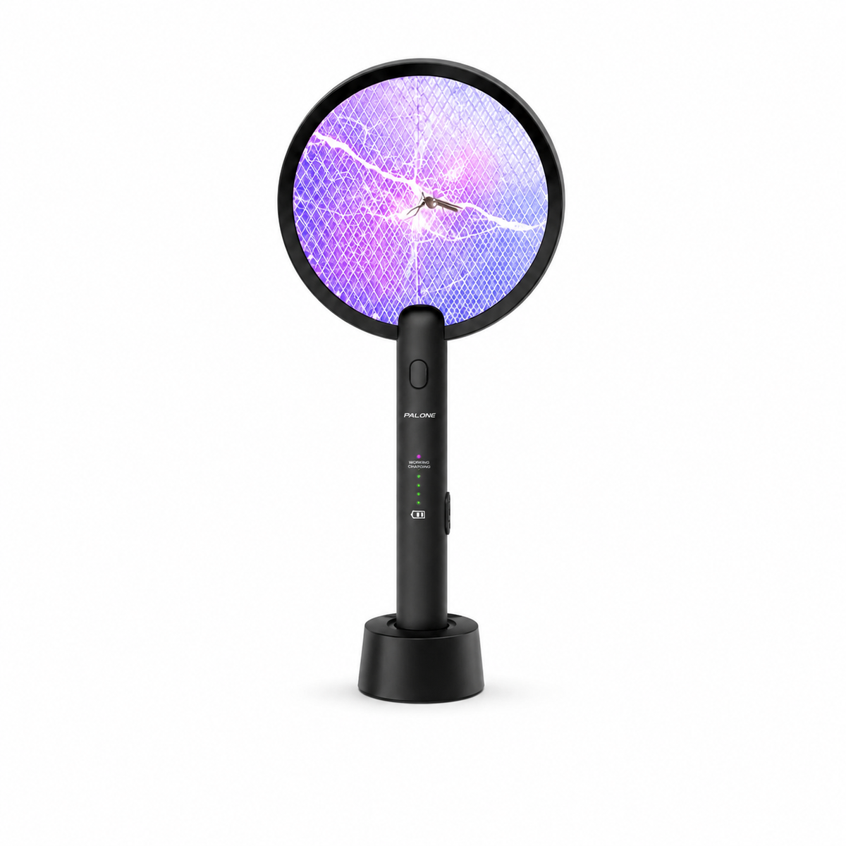 2-in-1 Electric Mosquito Swatter & Zapper Lamp – Safety Mesh