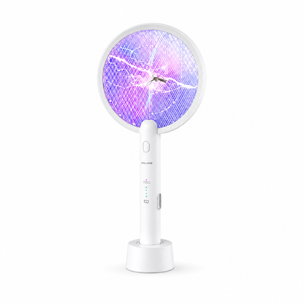 2-in-1 Electric Mosquito Swatter & Zapper Lamp – Safety Mesh