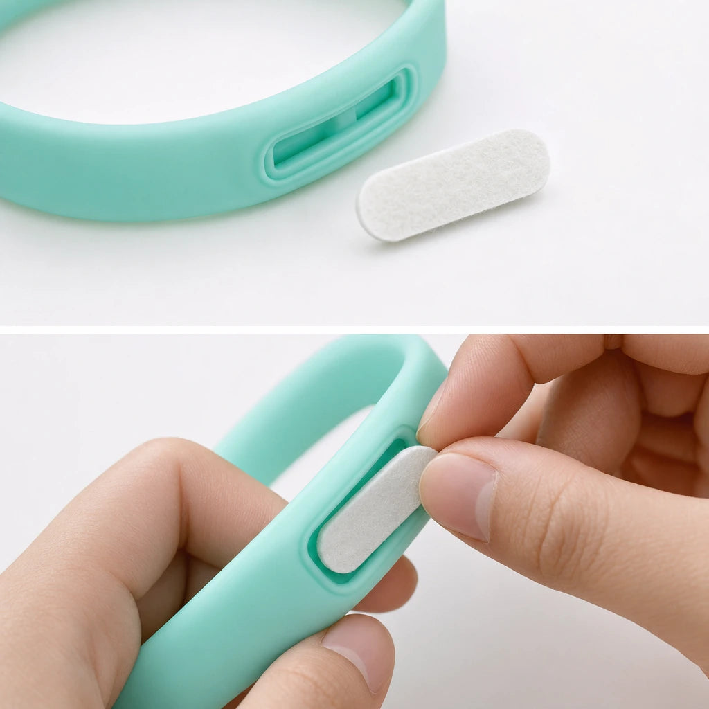 Block 2 — Adjustable Silicone Mosquito Repellent Bracelet