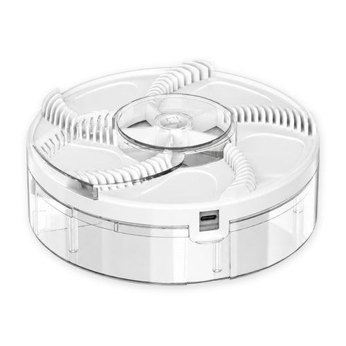 Automatic Rotating Fly Trap - White