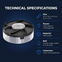 Automatic Rotating Fly Trap