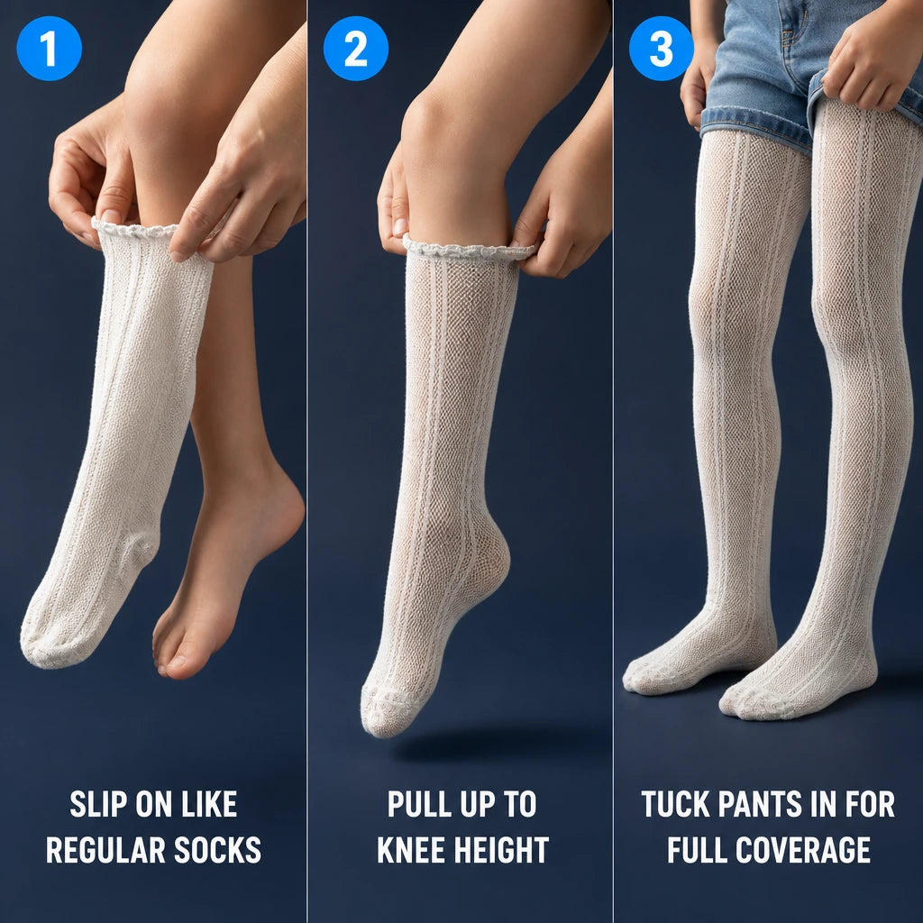Kids Mosquito-Proof Mesh Socks