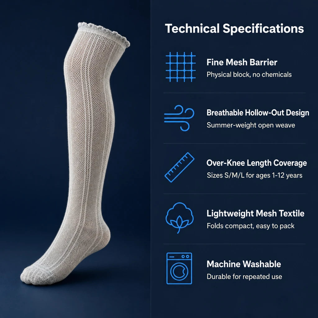 Kids Mosquito-Proof Mesh Socks