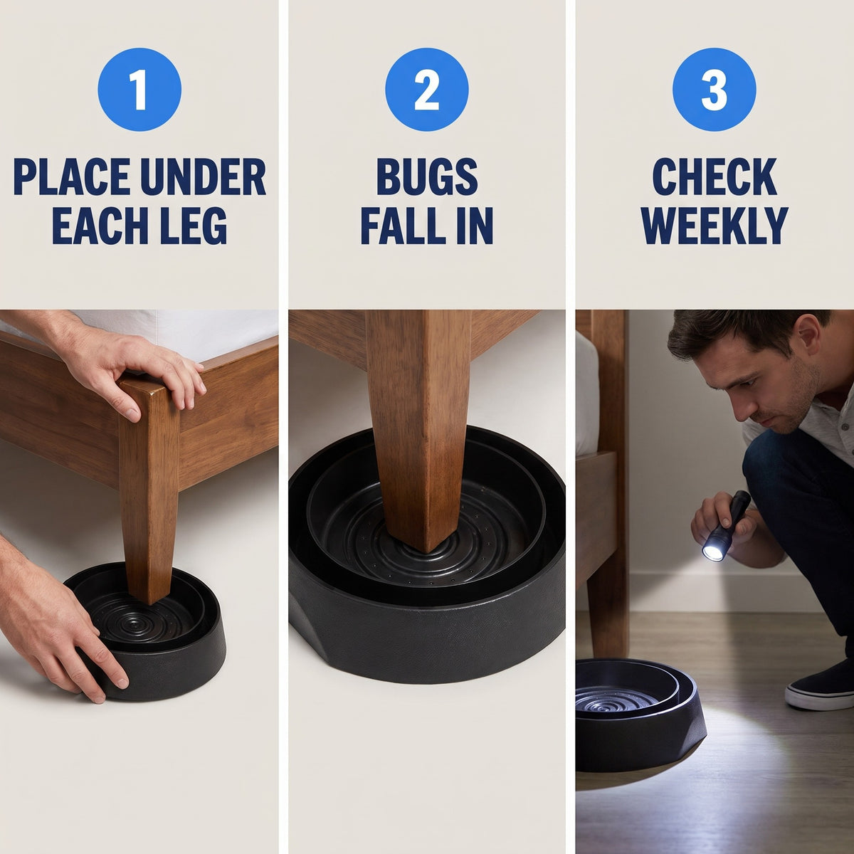 Bed Bug Interceptor Traps, 4-Pack