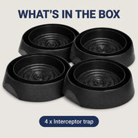 Bed Bug Interceptor Traps, 4-Pack