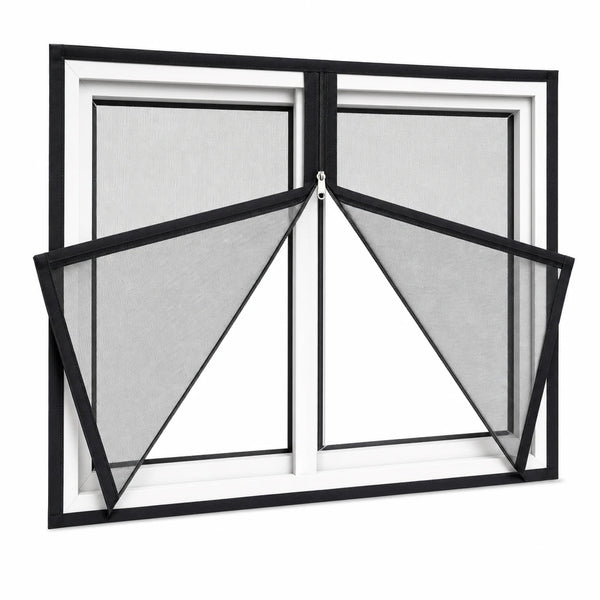 Custom-Size Window Mosquito Net with Zipper