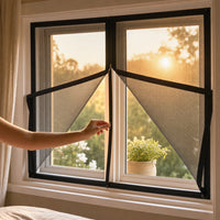 Custom-Size Window Mosquito Net with Zipper
