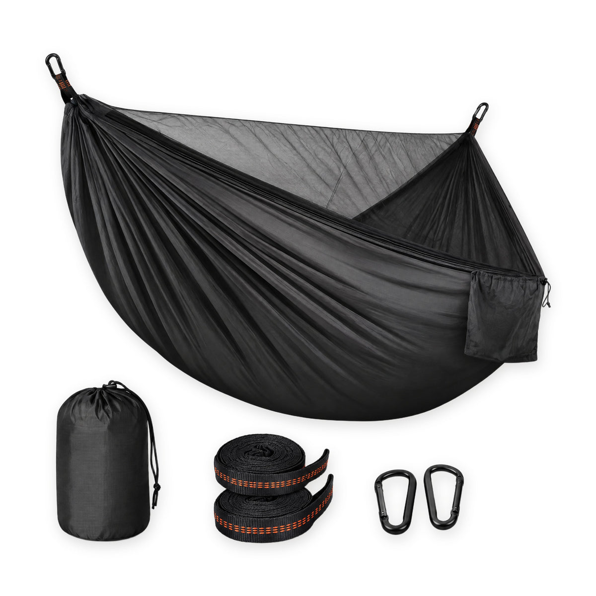 Camping Hammock with Built-In Mosquito Net