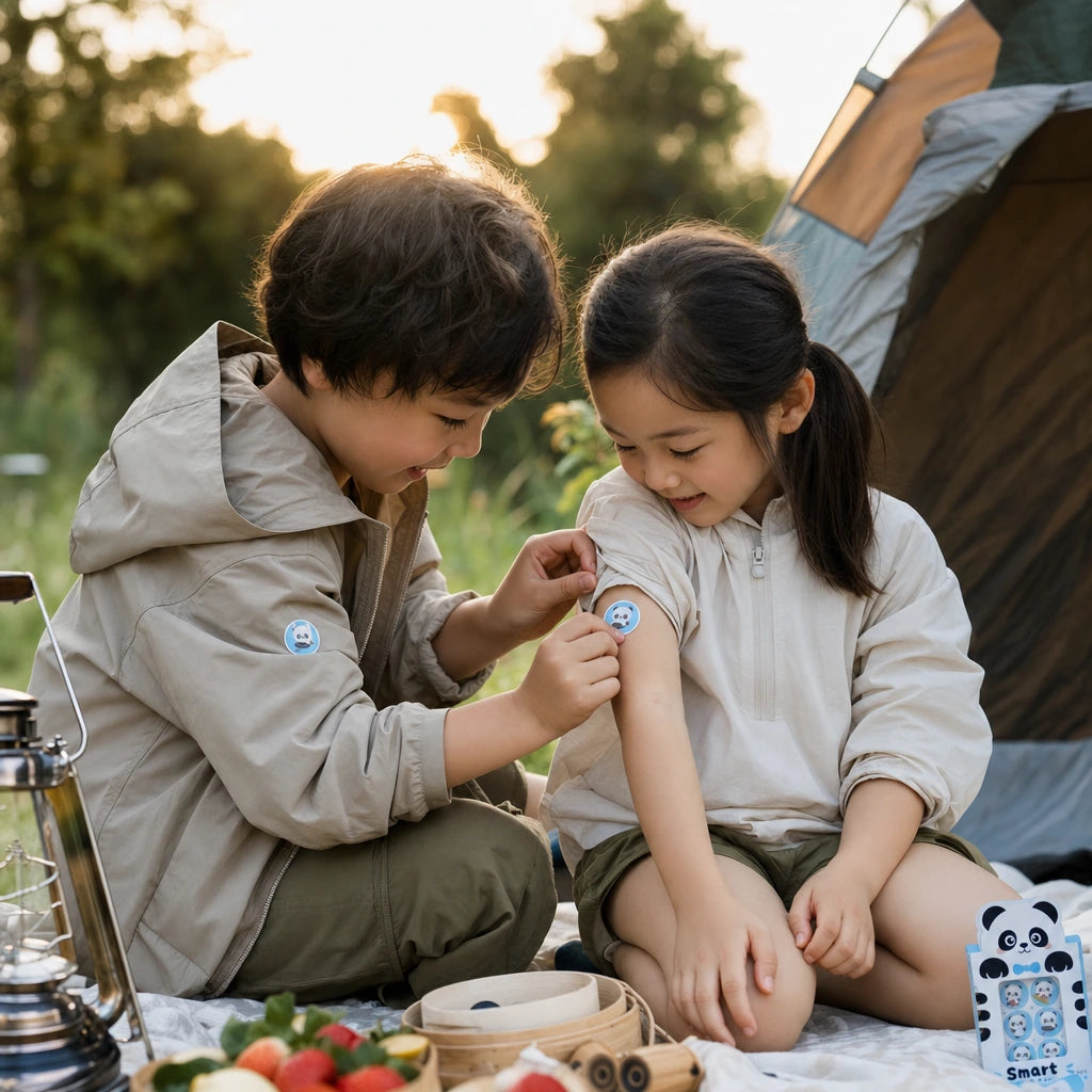 Block 1 — Cartoon Mosquito Repellent Stickers