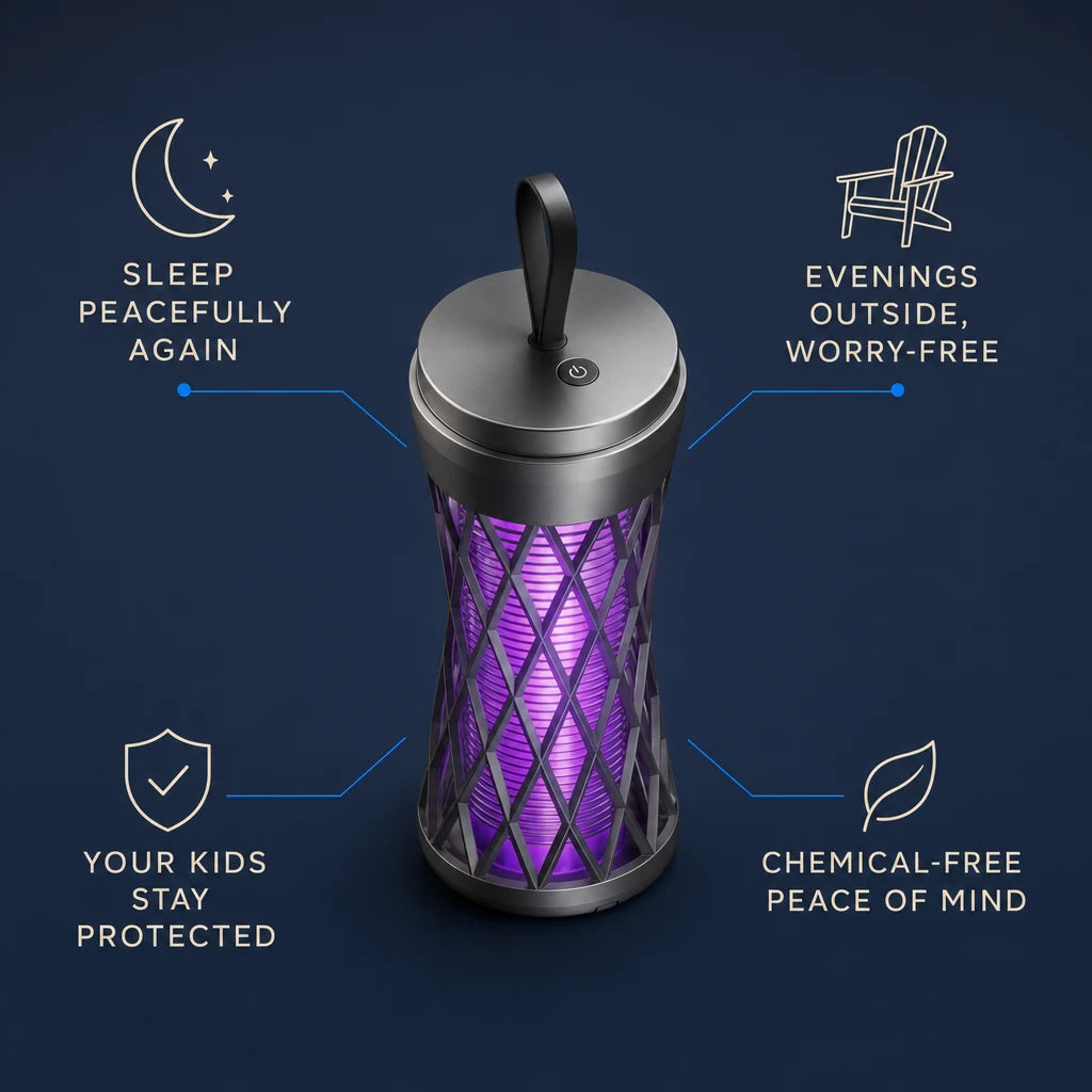 Rechargeable Mosquito Trap Lamp