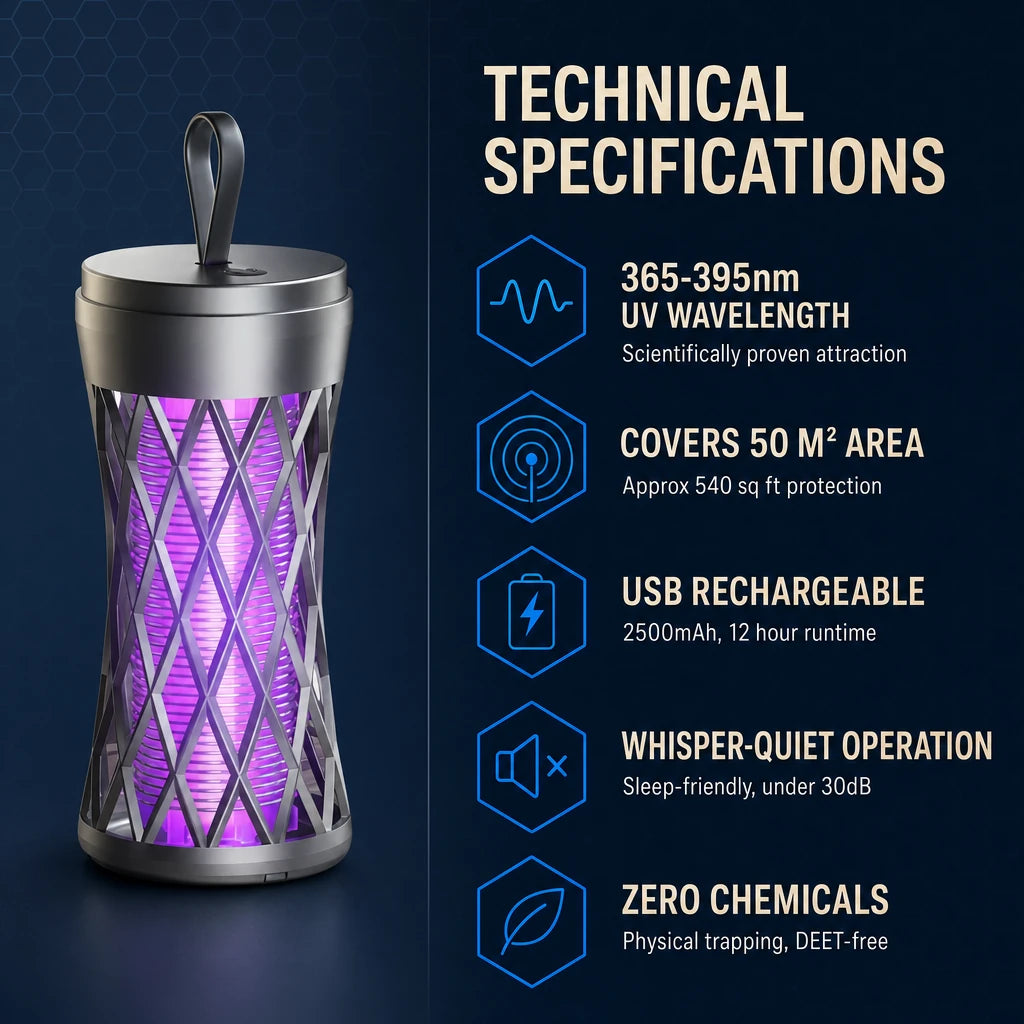 Rechargeable Mosquito Trap Lamp