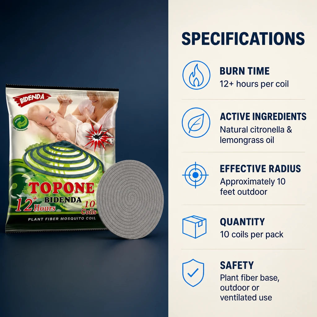 Natural Citronella Incense Coils