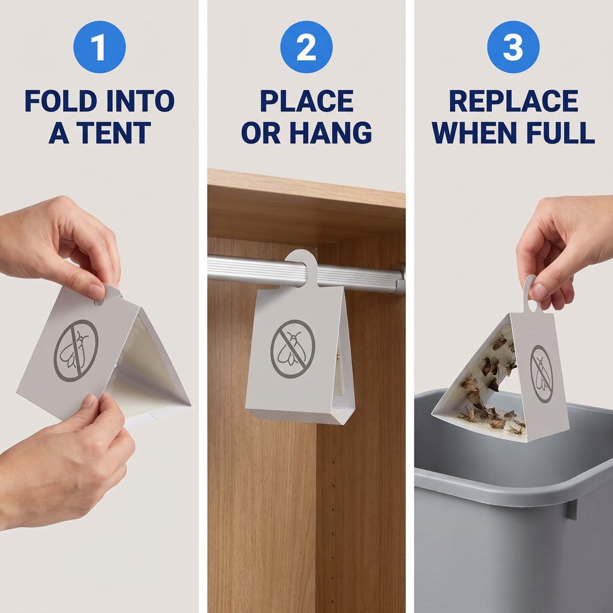 Clothes and Pantry Moth Traps, 6-Pack