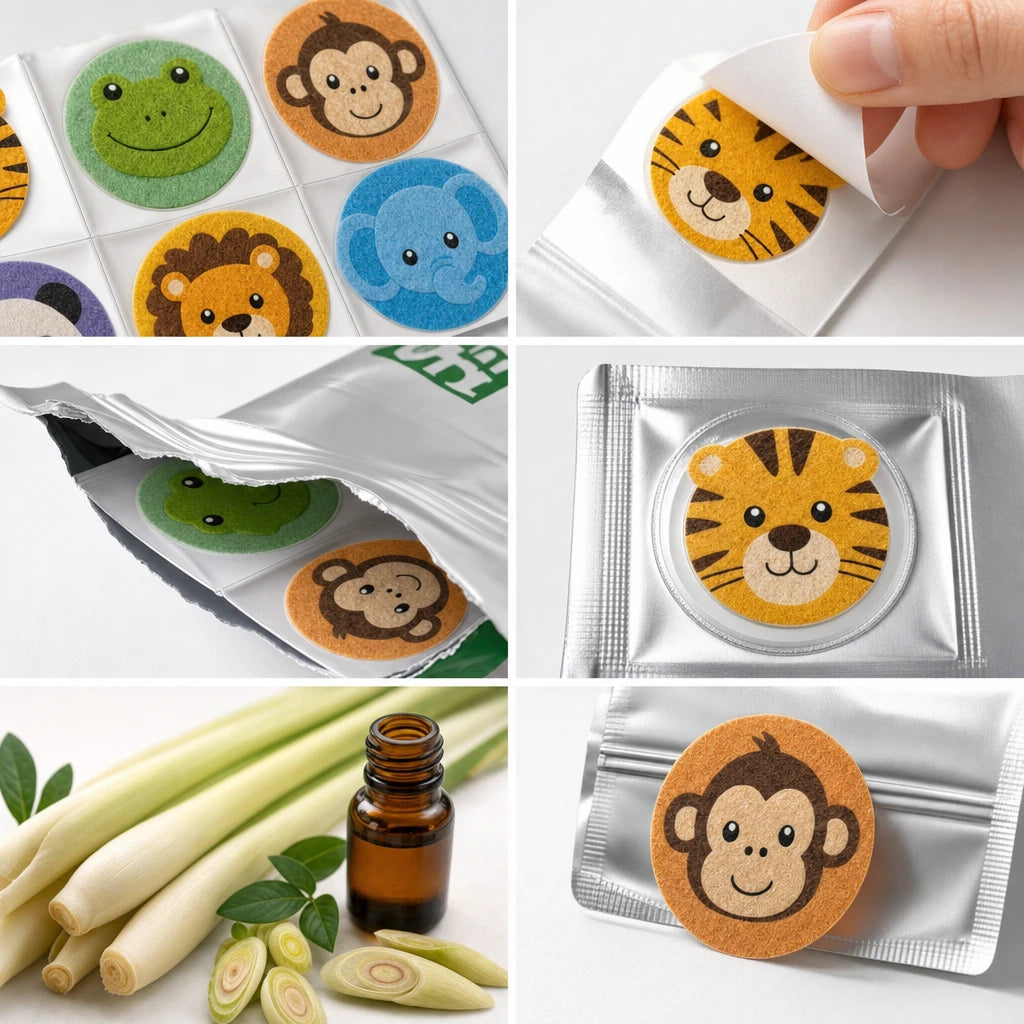 Block 2 — DEET-Free Mosquito Repellent Stickers