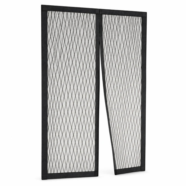 Diamond Mesh Magnetic Door Curtain – No Drilling