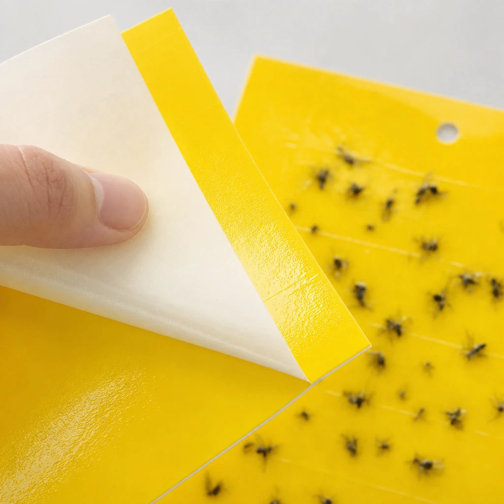 Block 2 — Dual-Sided Yellow Sticky Fly Traps