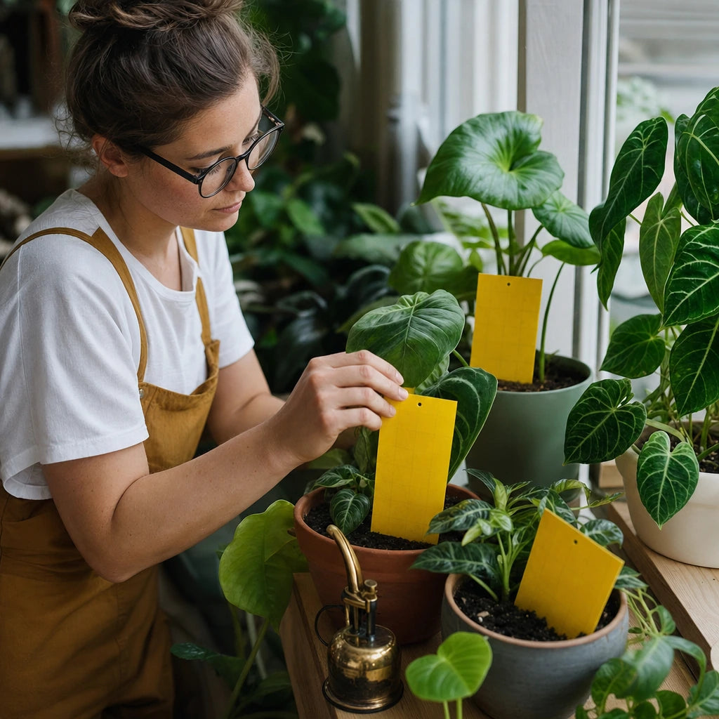 Block 3 — Dual-Sided Yellow Sticky Fly Traps
