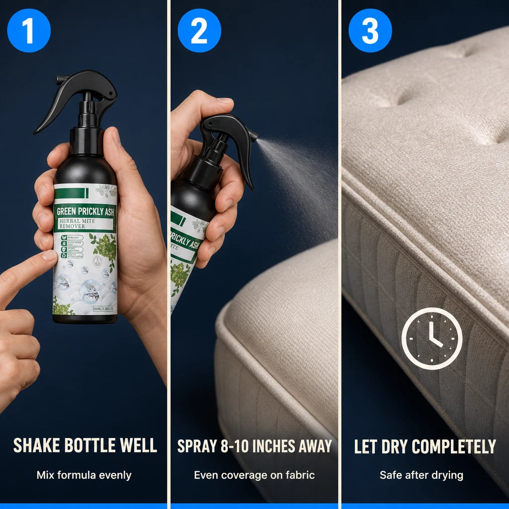 Dust Mite & Bed Bug Killer Spray – Sofas & Carpets 100mL