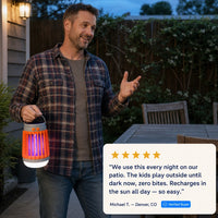 Solar & USB Rechargeable Mosquito Killer Lamp