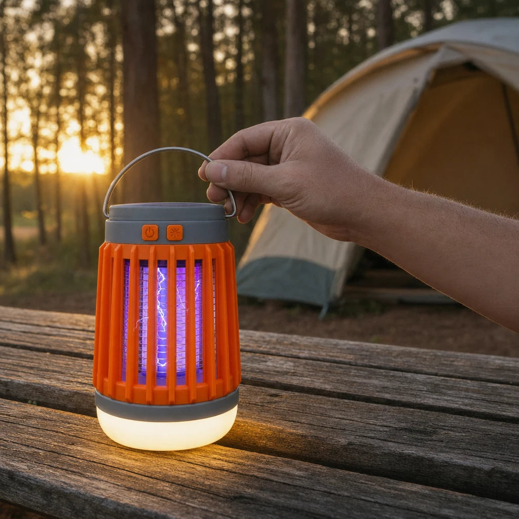 Solar & USB Rechargeable Mosquito Killer Lamp
