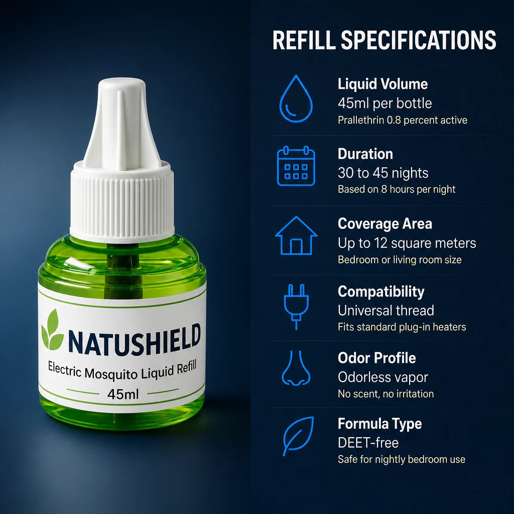 Electric Mosquito Liquid Refill 3pcs