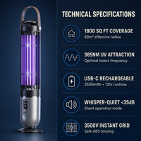 Rechargeable Electric Mosquito Killer Lamp