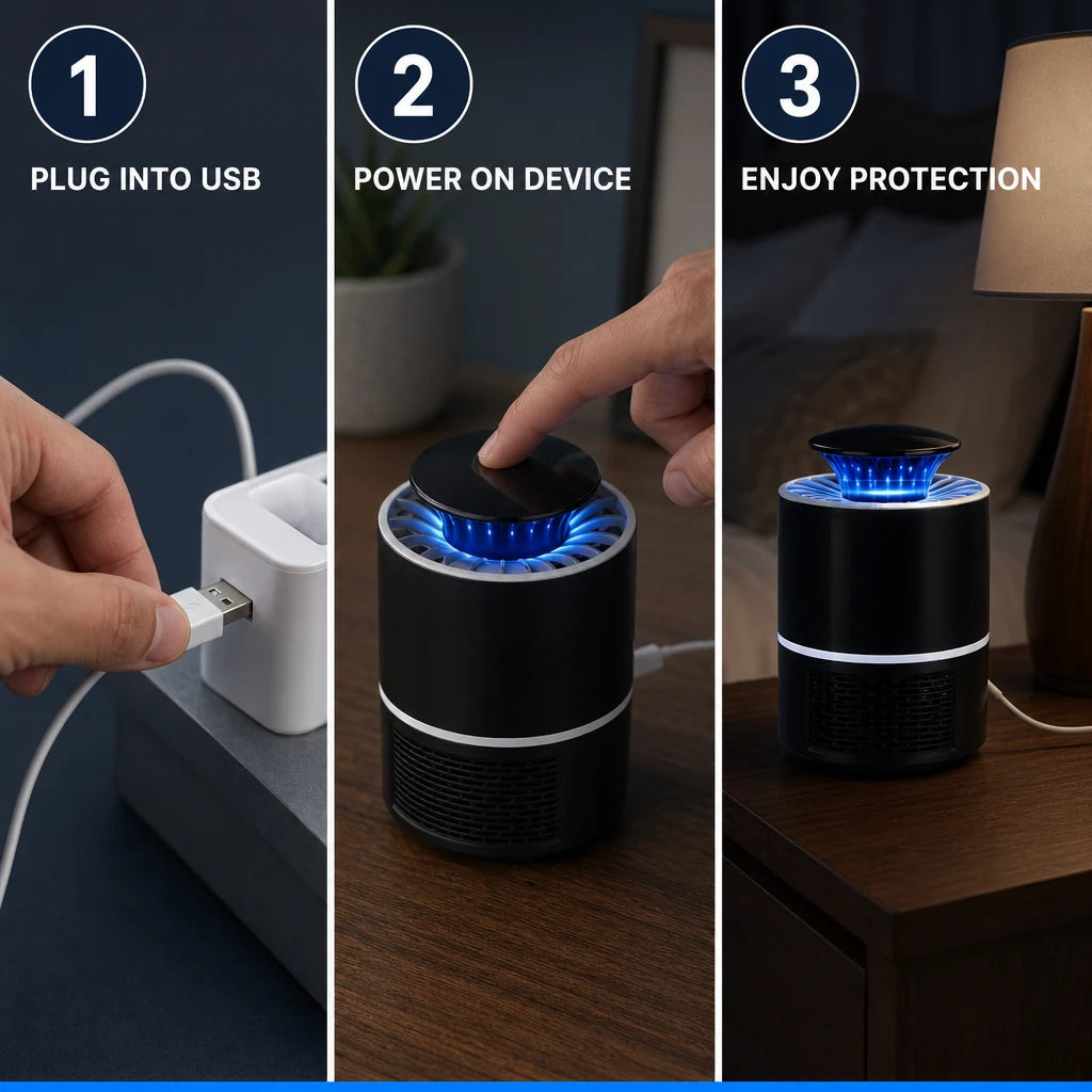 Electric USB Mosquito Trap Lamp