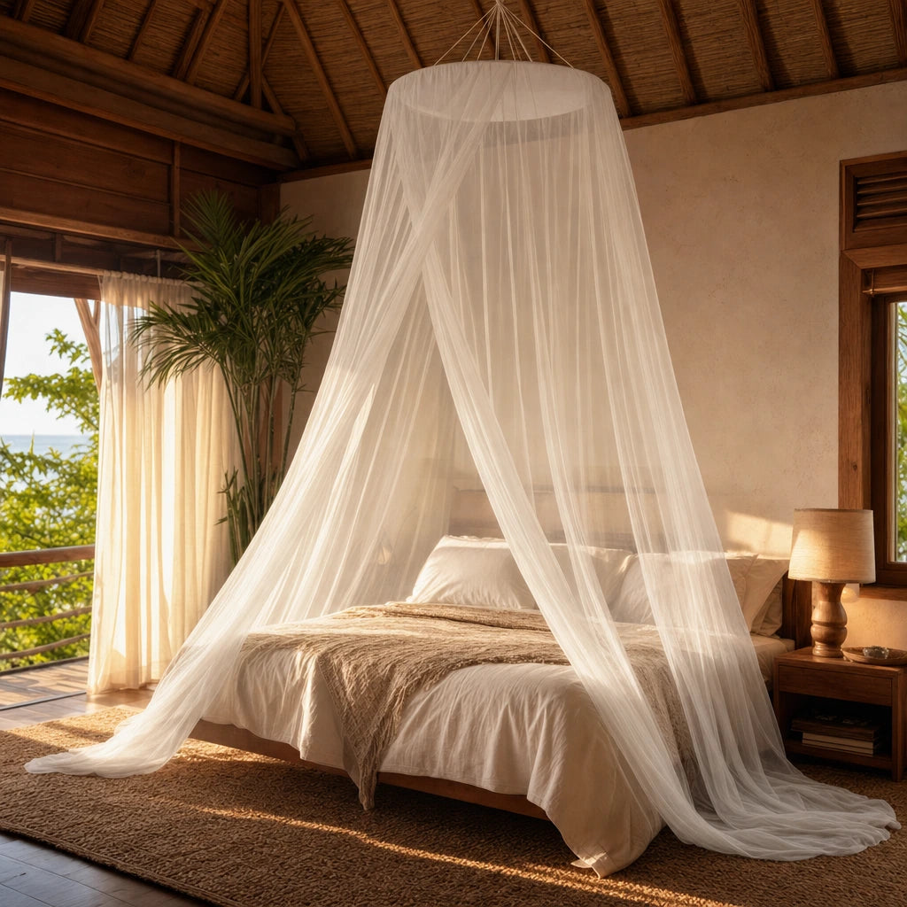 Block 1 — Elegant Canopy Mosquito Net for Double Bed