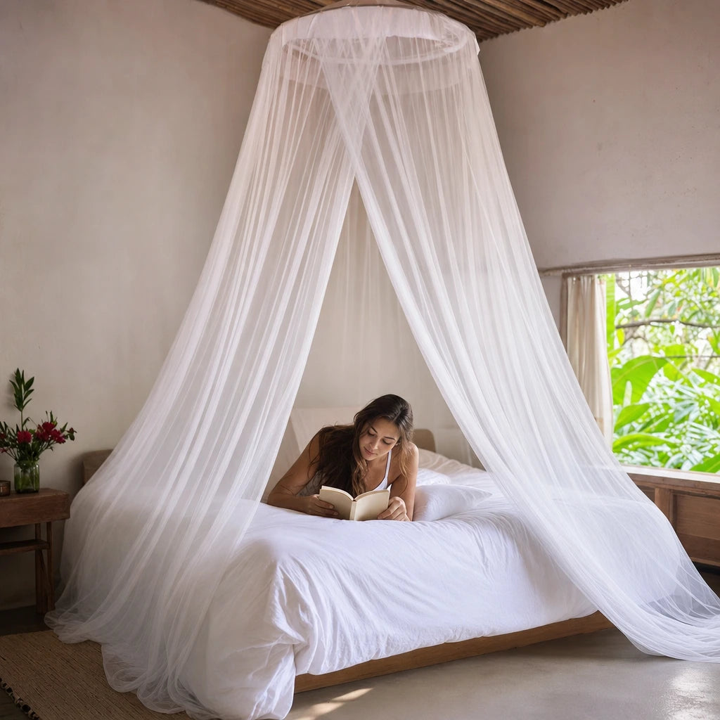 Block 3 — Elegant Canopy Mosquito Net for Double Bed