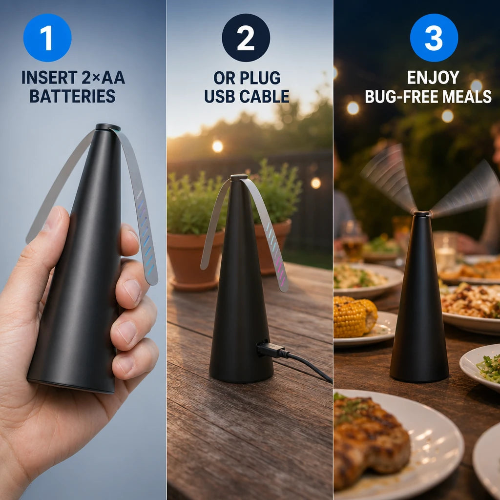 Automatic Fly Repellent Fan