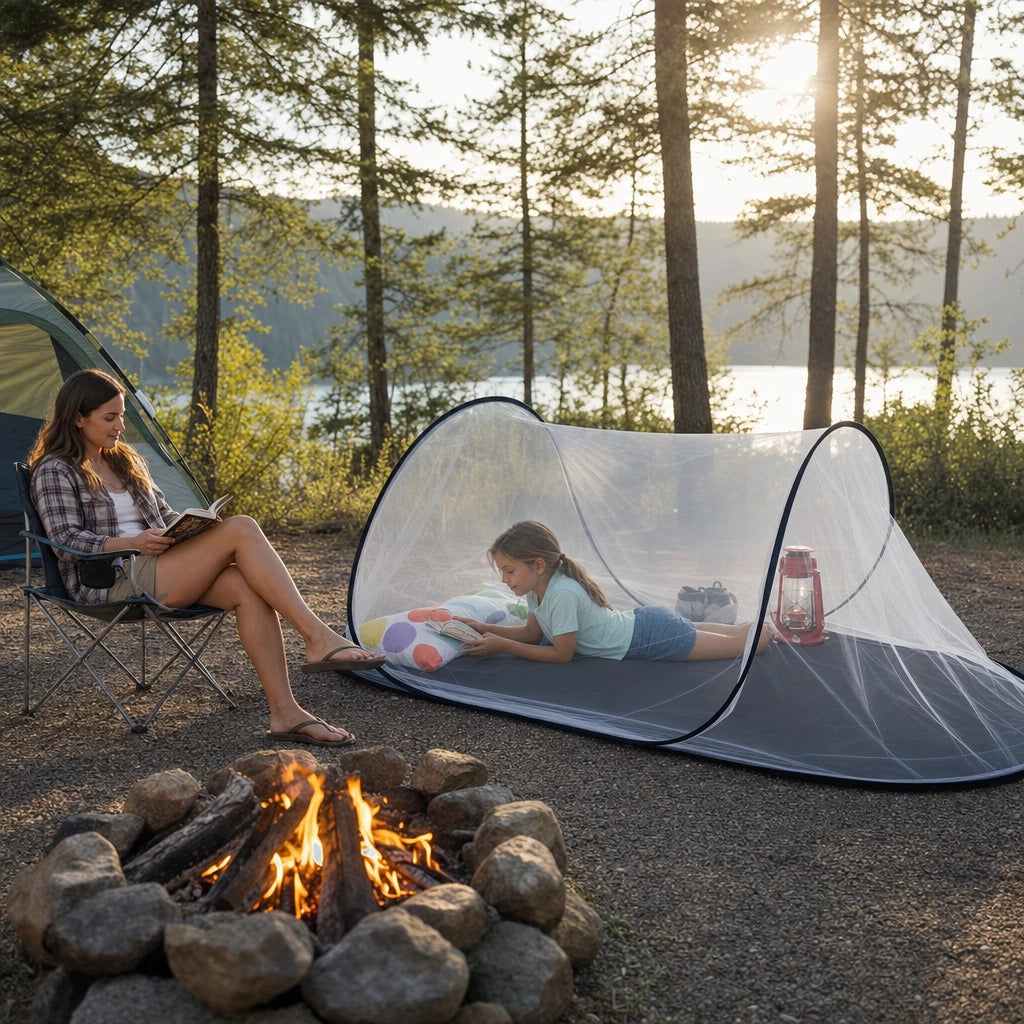 Block 1 — Foldable Camping Mosquito Net Tent