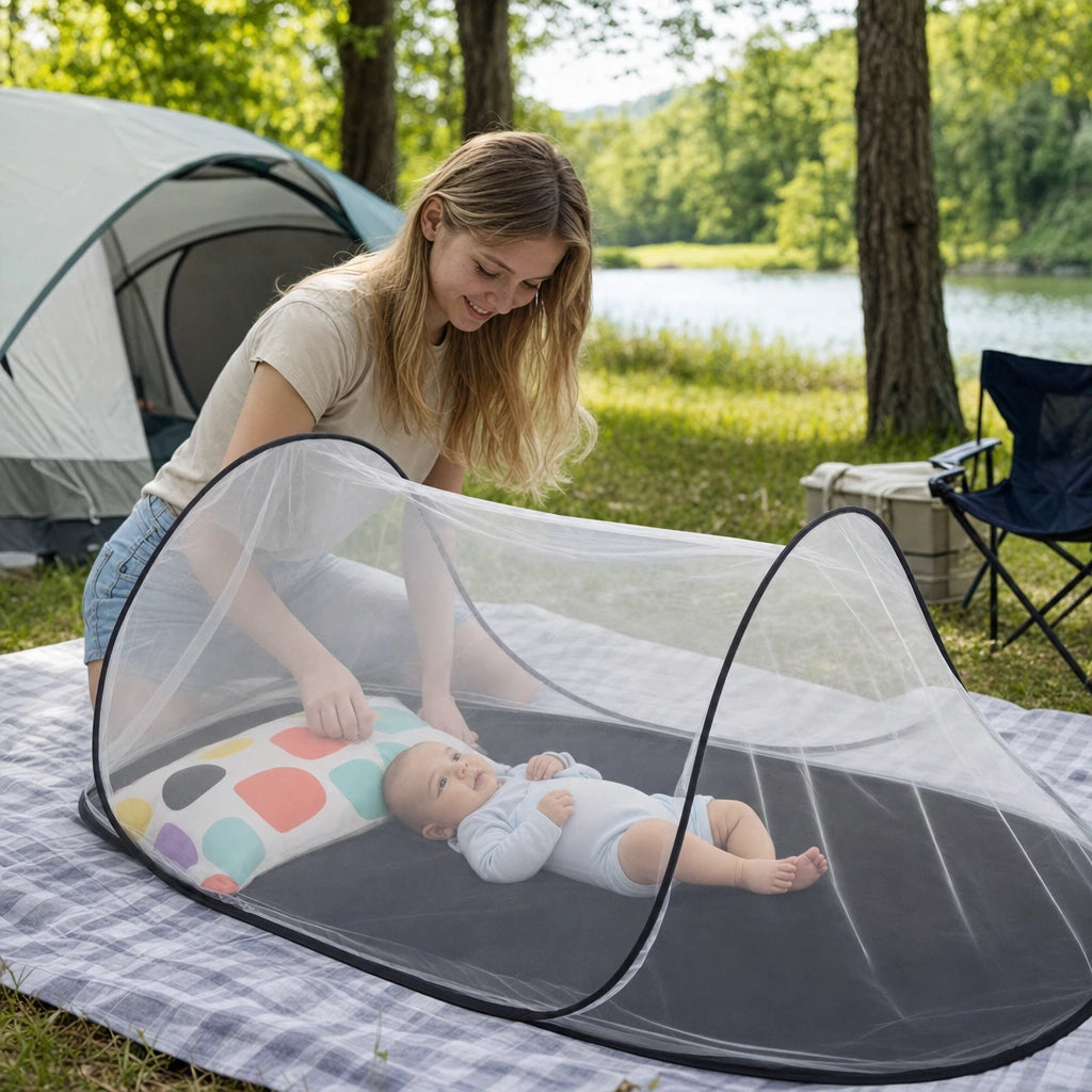 Block 3 — Foldable Camping Mosquito Net Tent